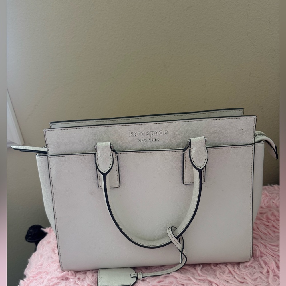 Kate Spade Cream Satchel Bag